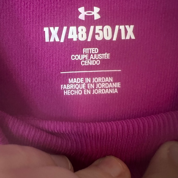 Under Armour Women's Long Sleeve Tee - Purple - Picture 3 of 4